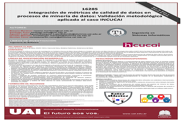 Integración de Métricas de Calidad de Datos en Procesos de Minería de Datos